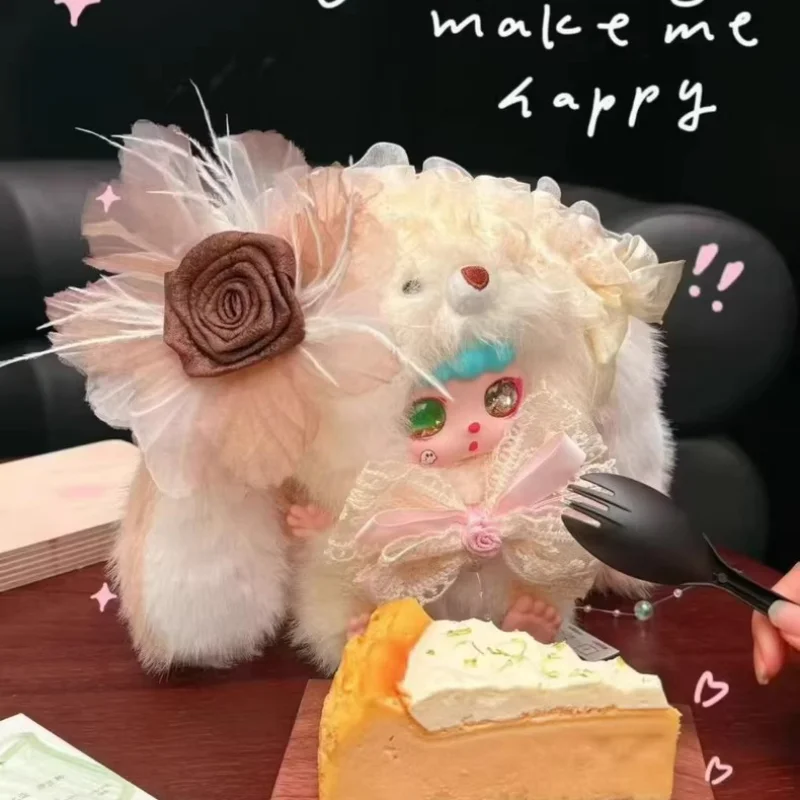 حقيقي Kebidou 100% ليتل كريمي الأرنب سلسلة الفينيل أفخم صندوق أعمى لعبة عصرية اليدوية جمع عيد ميلاد هدية الكريسماس