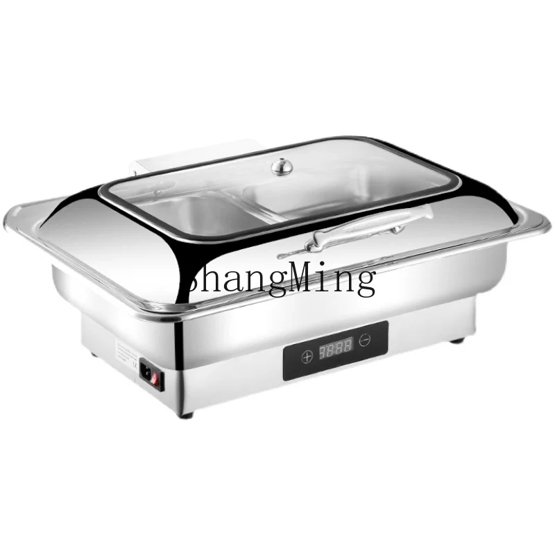 

LXY Buffet Furnace Stainless Steel Electric Heating Insulation Furnace Hotel Breakfast Visual Insulation Pot
