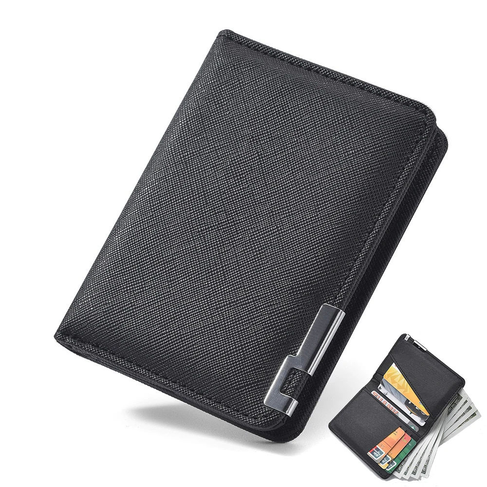 Portafogli alla moda per uomo Porta carte di credito sottile Portafogli Modello incrociato Borse per soldi corte da donna Porta carte portatile Regalo maschile