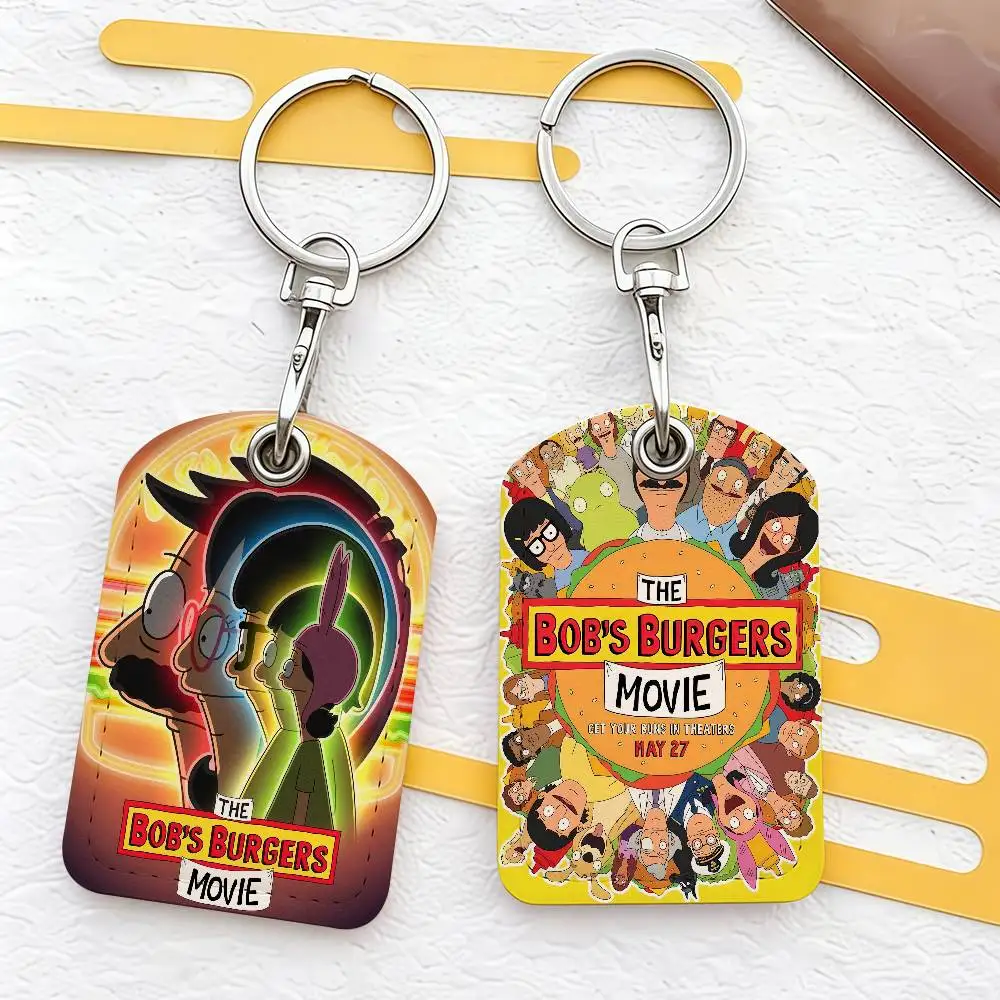 كارتون B-Bobs B-Burgers رائع الأكثر مبيعًا غطاء بطاقة هوية حافلة الطالب باب الوصول إلى المدرسة بطاقة الائتمان الواقية #3