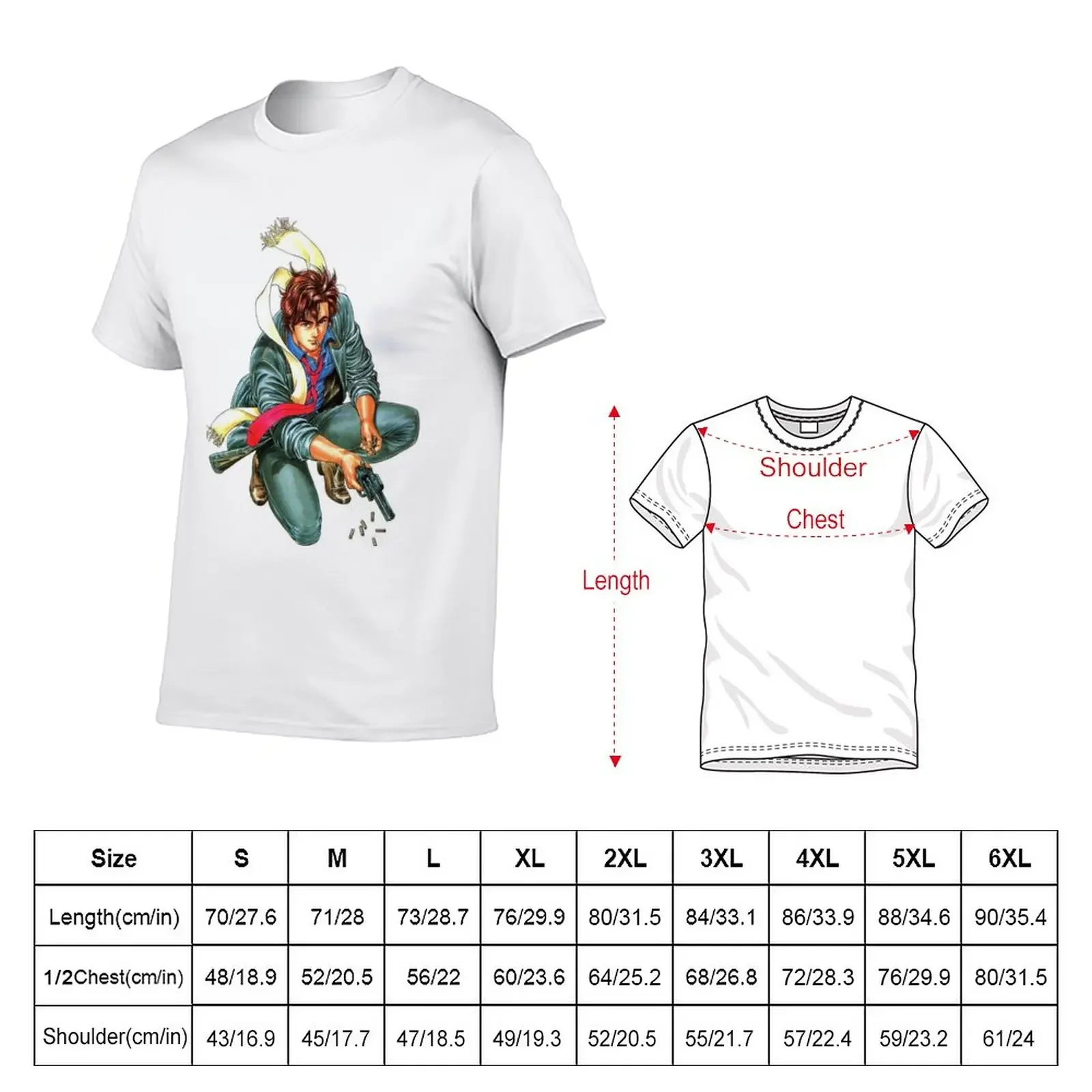 New City Hunter / Nicky Larson / Ryo Saeba T-Shirt hippie clothes quick drying t-shirt boys animal print shirt t shirt for men