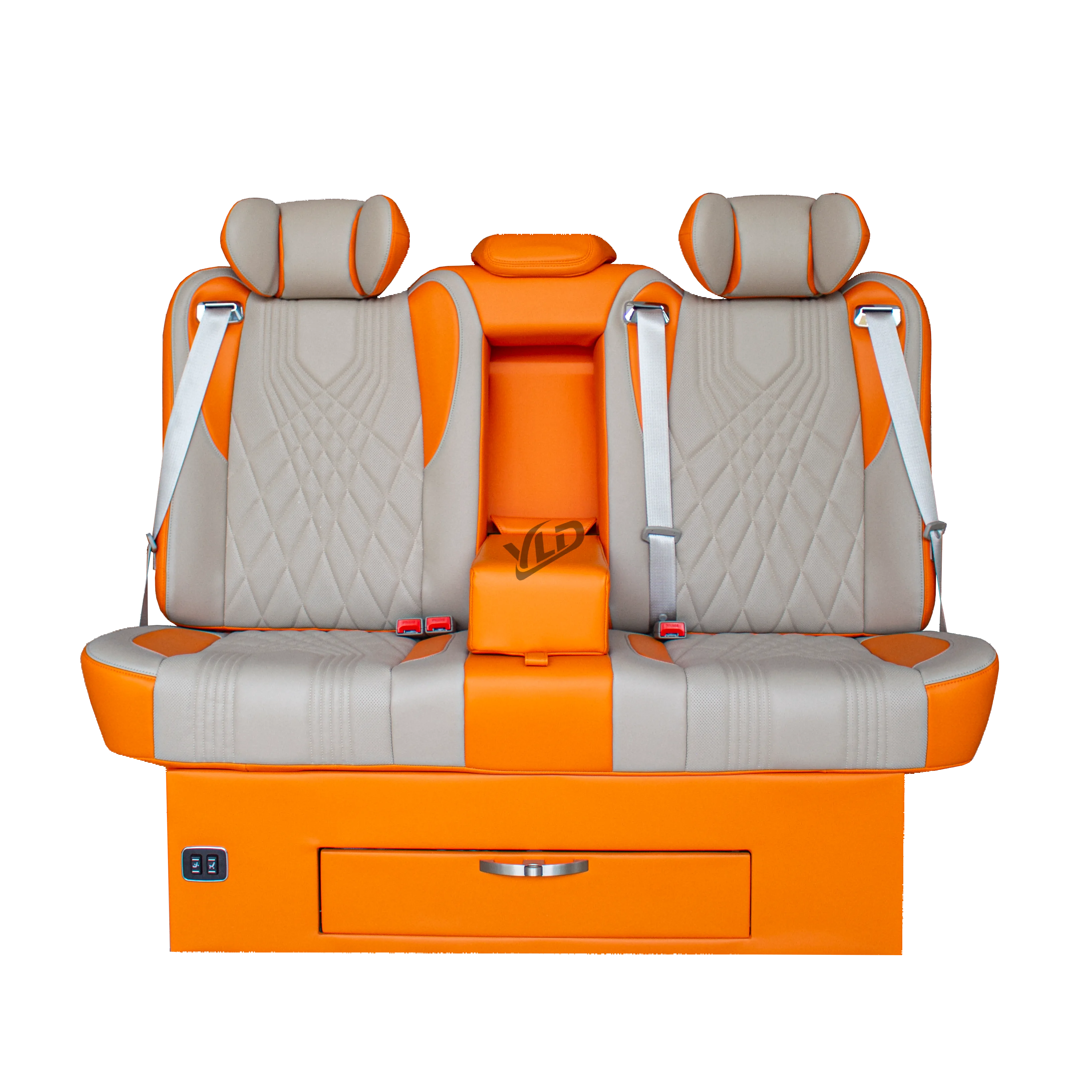 

Folding Convertible Bed Seating for RV Van Camper Front Swivel Luxury Seat Motorhome Seats 1850 Seat Sofa Bed