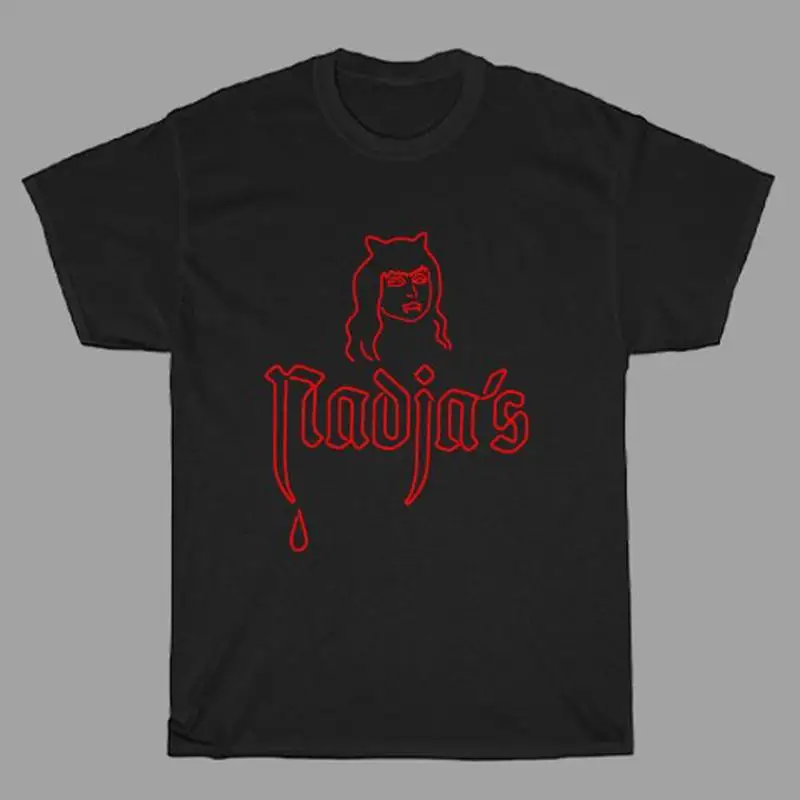 

Мужская черная футболка для ночного клуба Nadja's Vampire, размеры от S до 3XL