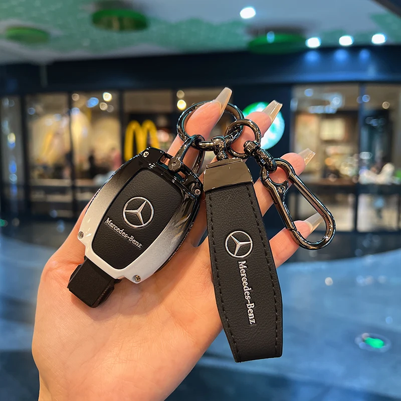 

Car Key Cover Fob Case Shell for Mercedes Benz A B C E Class GLS GLA GLK GLC CLS CLA AMG W204 W205 W212 W463 W176