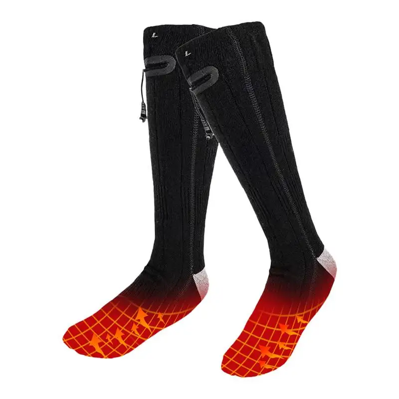 

Heated Socks Rechargeable Electric Heated Socks 4000 MAh Battery Powered Cold Weather Heated Socks For Men Women Outdoor Riding