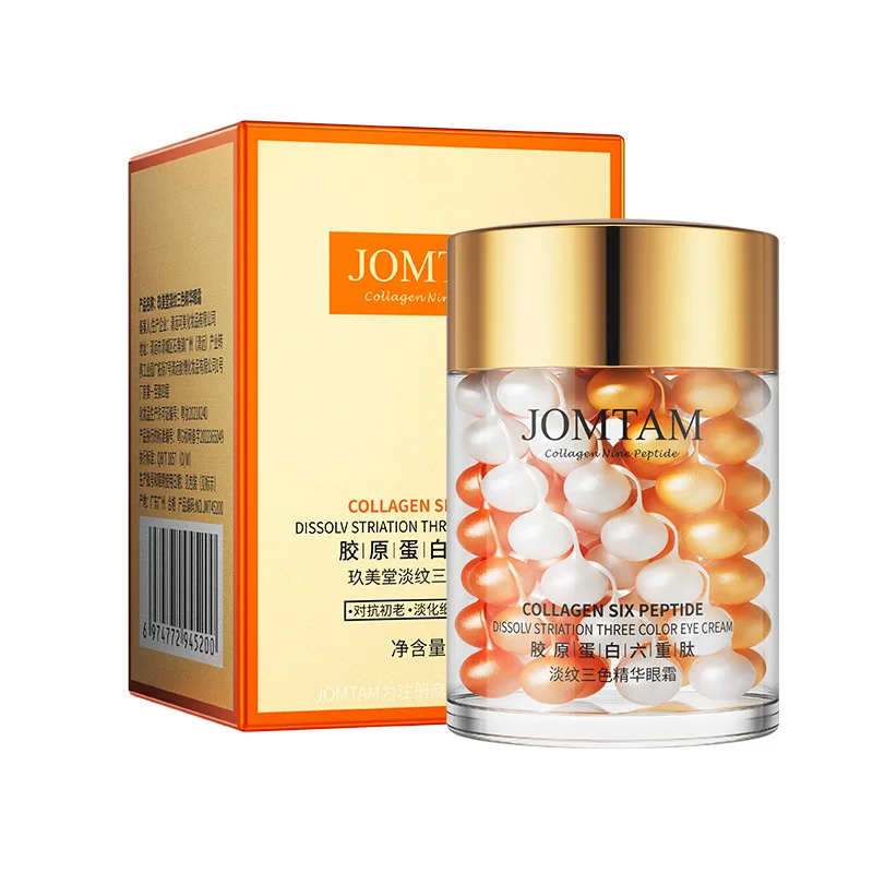 Peptide Anti-Wrinkle Eye Cream Collagen Anti Dark Circle Anti-aging Anti-Puffiness Eye Bags Firmness Eye Care Cosmetics