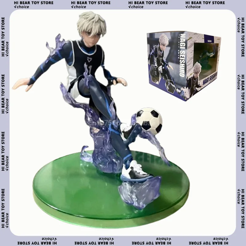 

Blue Lock Anime Figure Nagi Seishiro 18CM PVC Action Figures Ornament Collection Football Series Model GK Toys Boy Birthday Gift
