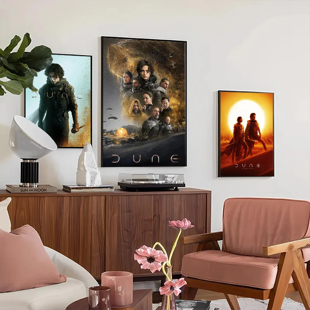 

Movie Dune Classic Vintage Posters Whitepaper Prints Posters Artwork Kawaii Room Decor