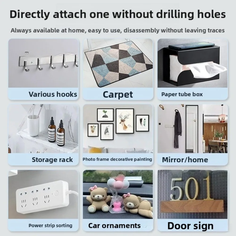 Nano Grid Tape Acrylic Double-sided Tape Transparent Waterproof Traceless HighTemperature Resistant Water Washing Magic Adhesive