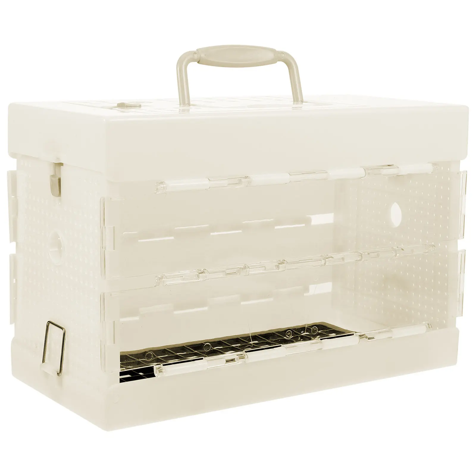 Small Bird Cage Portable Parrot Carrying Cage Lightweight Carrier Easy Clean for Outdoor Use Parrot Cages