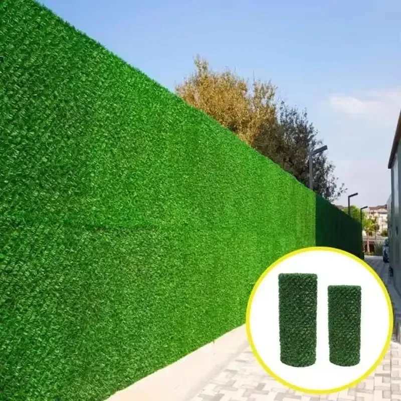 Manufacturer Direct Sales PVC Artificial Ivy Privacy Screen Fence/decorative Grass Chain Link Fence