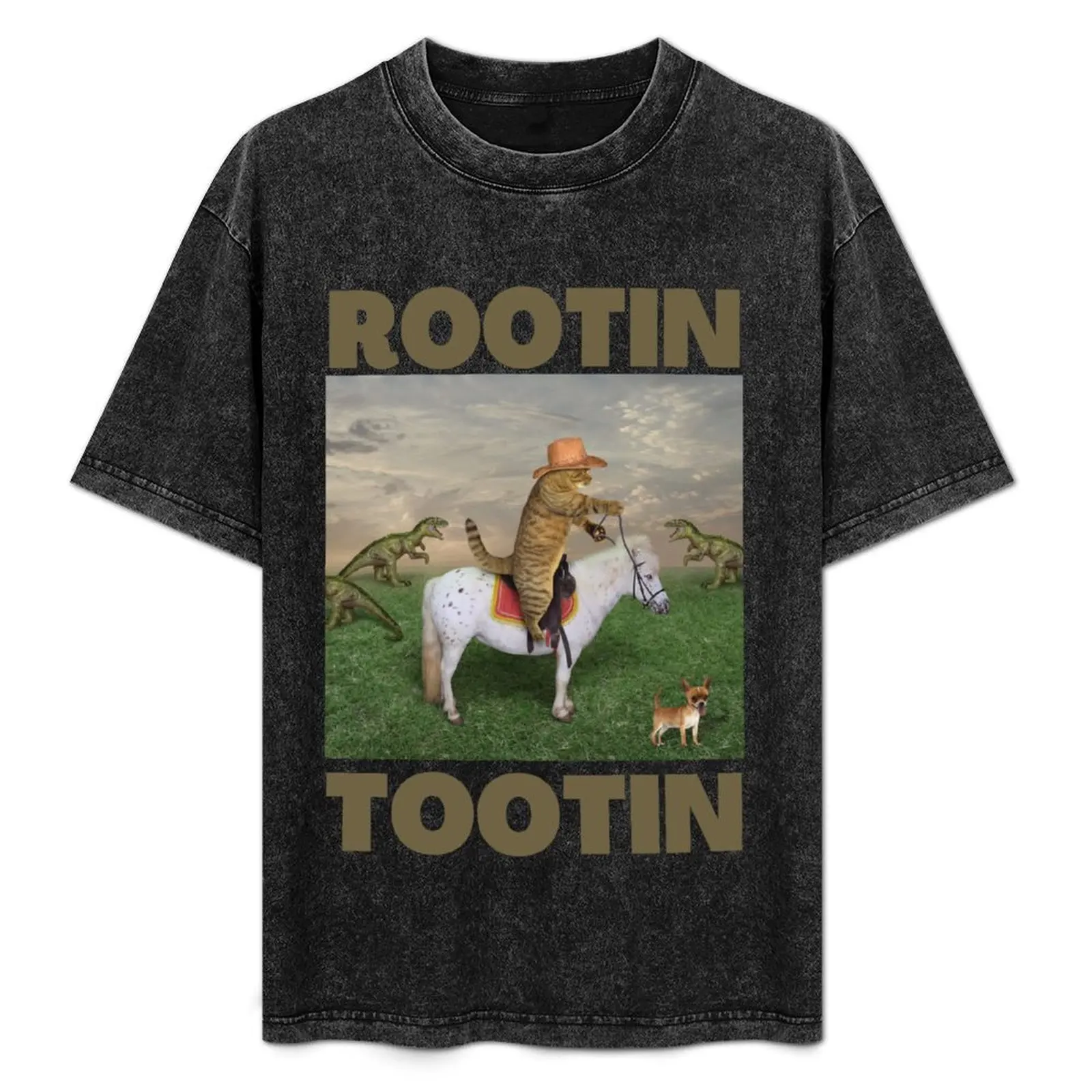 

Rootin Tootin Cowboy Cat T-Shirt vintage t shirts essential t shirt Men's t shirts