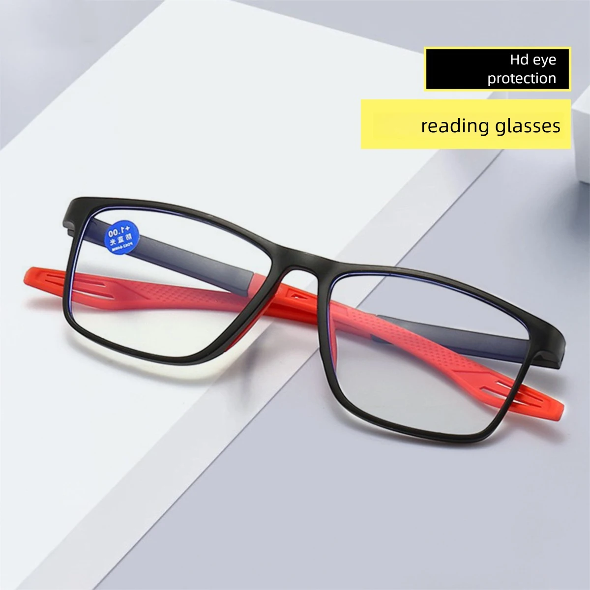 

2025 New Light Fashion Anti Blue Light Presbyopia Glasses Wholesale for Male Elderly Reading, Eye Protection, Sports
