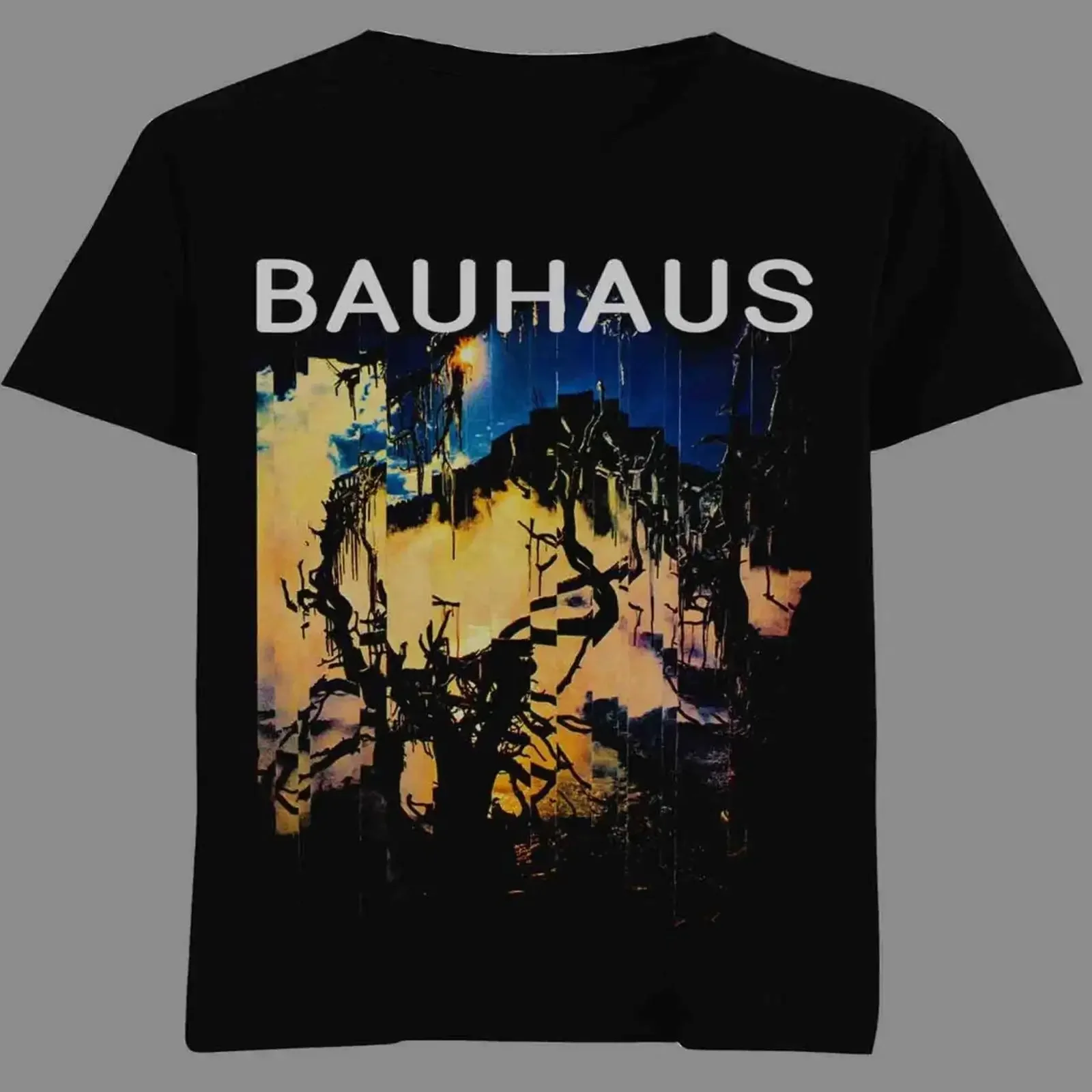 VTG Bauhaus band T shirt Black  All Sizes S to 5Xl JN354 vintage Washed Stretched Unisex Casual Breathable Comfortable Stylish
