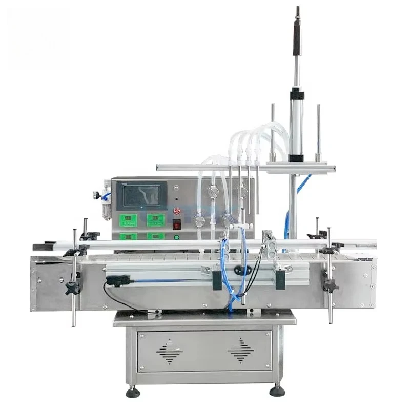 Mini Small Desktop Automatic Liquid Filling Machine Auto Magnetic Pump Linear Type Liquid Water Filling Machine