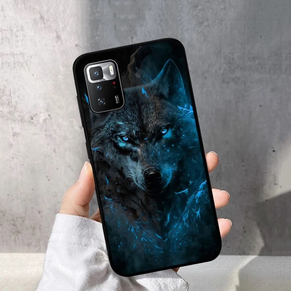 The Wolf Phone Case For Redmi Note 4 X 5 A 6 7 8 T 9 9S 10 11 11S 11Epro Poco M3 Pro