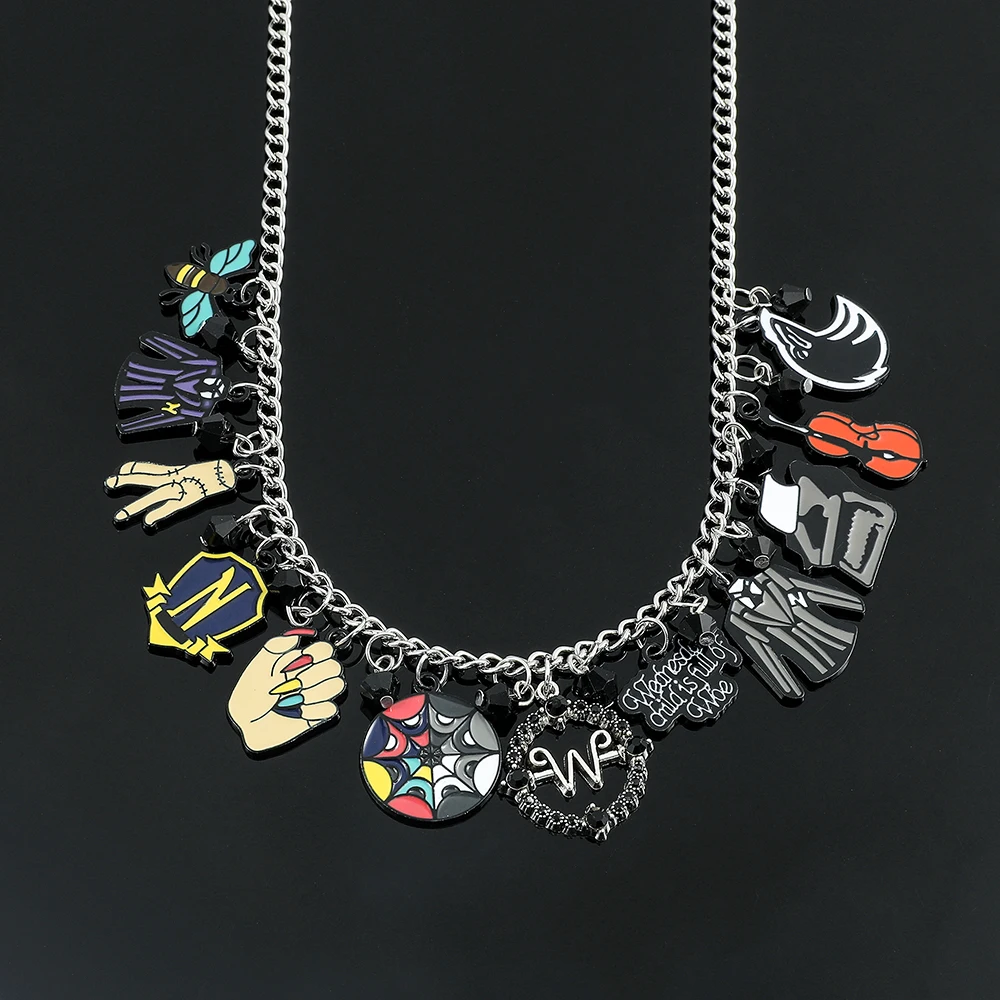 TV Periphery Colorful Necklace Fashion Personality Pendant Jewelry Accessory for Friends Holiday Gifts view 5