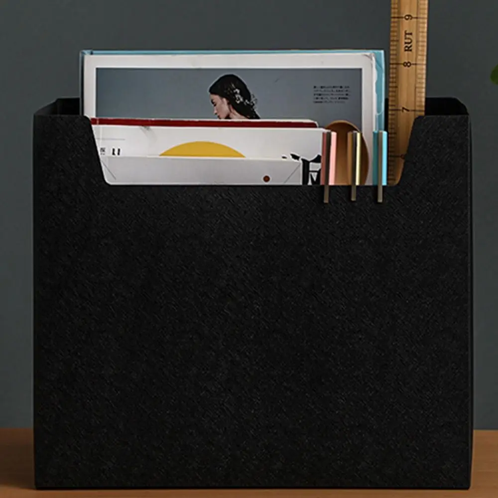 

Multicolor Folding Sorting Box Multi-functional Simple Design PP File Box with Handle PP Material Storage Box Stationery Storage