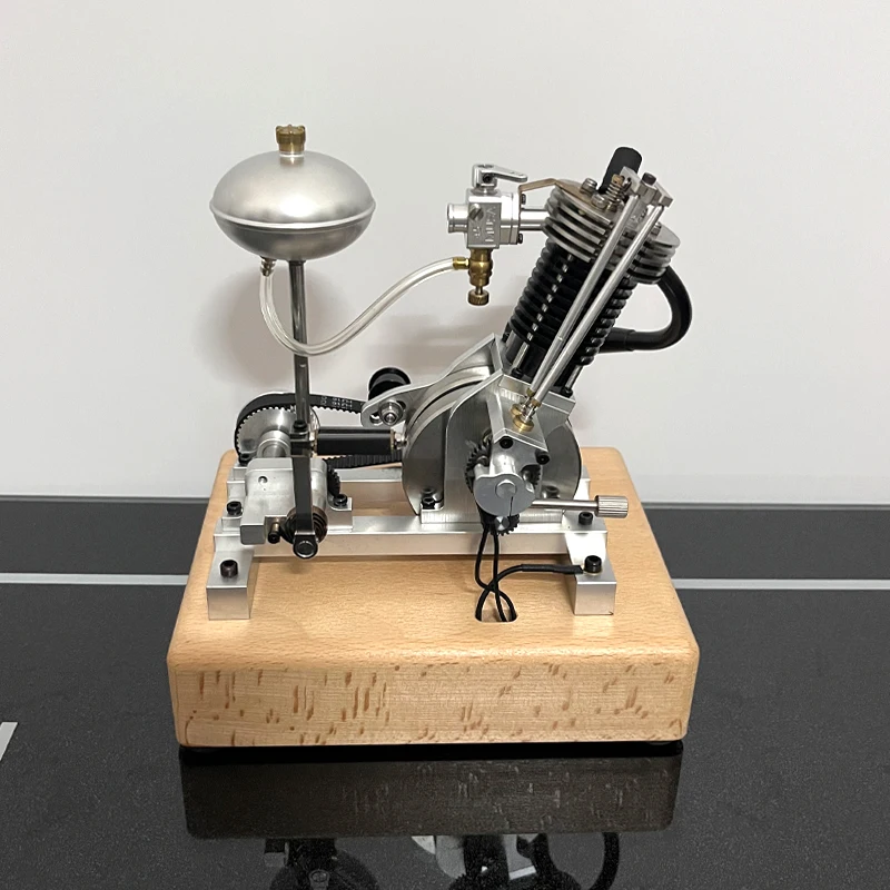 V1 محرك اسطوانة واحدة نموذج 3.3CC رباعي الأشواط محرك الاحتراق الداخلي لعبة دراجة نارية هدية #1