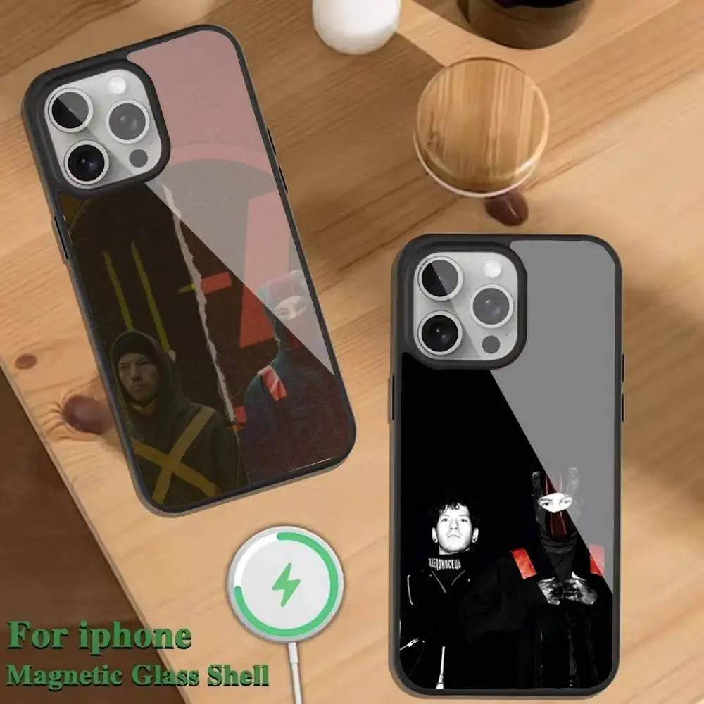 

T-Twenty one p-pilots Band Phone Case For Magnetic Wireless Charge Cover For iphone 16 15 14 13 12 11 Pro Max Plus Coque