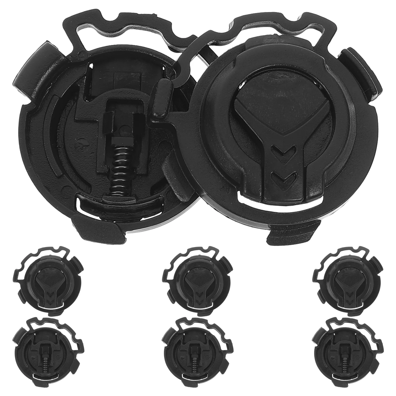 

4 Pairs Hard Hat Accessories Shield Lock Small Replacement Visor Fastener Motorcycle Accessory Plastic Buckle Man Clip