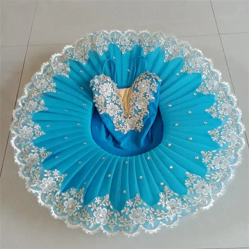 Saia tutu de balé branca, vestido de balé infantil, traje do lago dos cisnes, trajes de dança do ventre, palco profissional