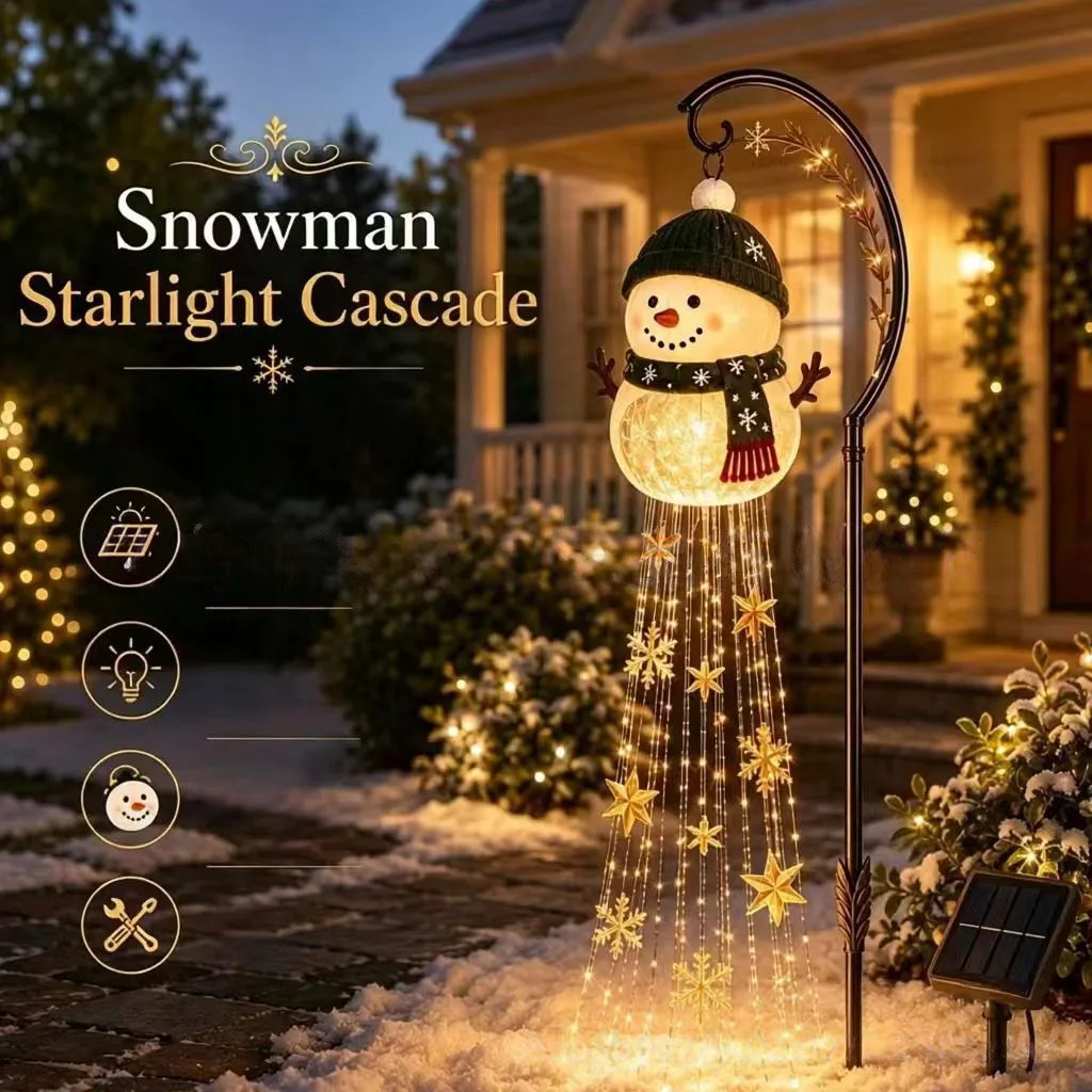 Lighted Christmas Snowman Decoration Outdoor Yard Garden Decor Holiday LED Ornament for Home Party view 4