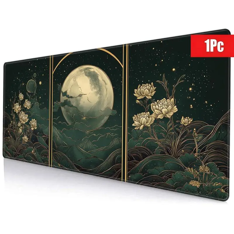 

Brand Mouse Pad, XXL Gaming Mouse Pad with Landscape Pattern, Non-Slip Rubber Base & Waterproof Desk Mat for Home Office Desk
