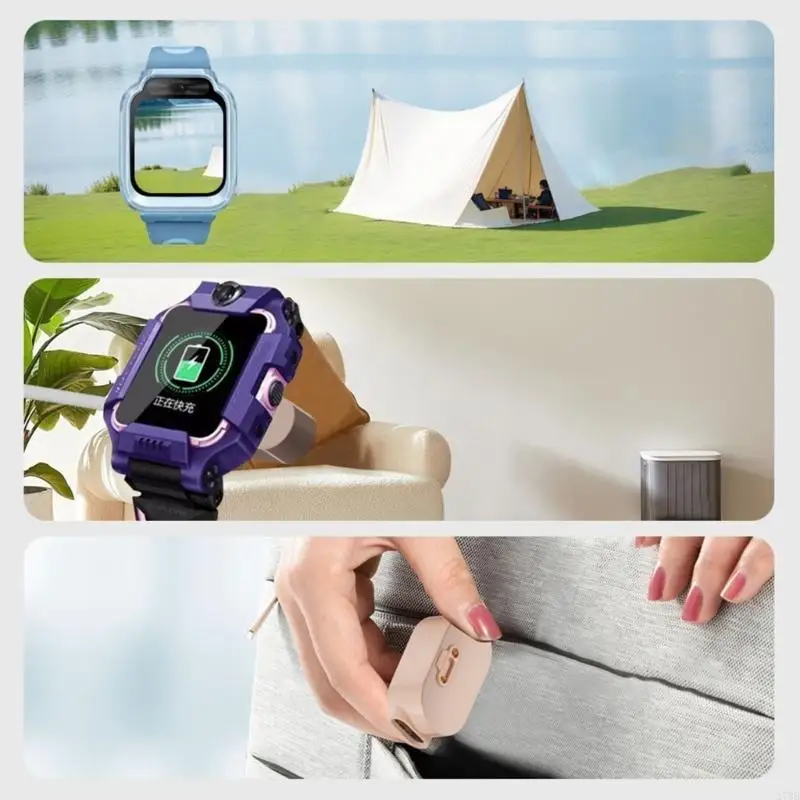 imoo Z6 Z5 Z5A Z1S 어린이 시계 N52 자기 기술에 적합한 Childproof 빠른 안전 충전 스냅 온 어댑터