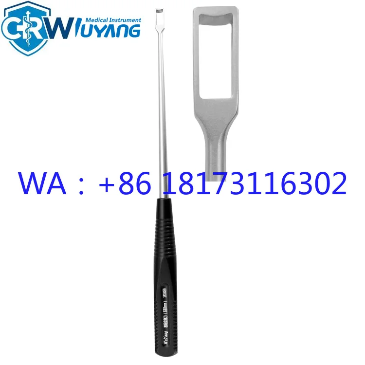 CRW Bestselling : Élargisseur de disque intervertébral ergonomique et instrument à intervention minimale pour les procédures de débridement des disques lombaires