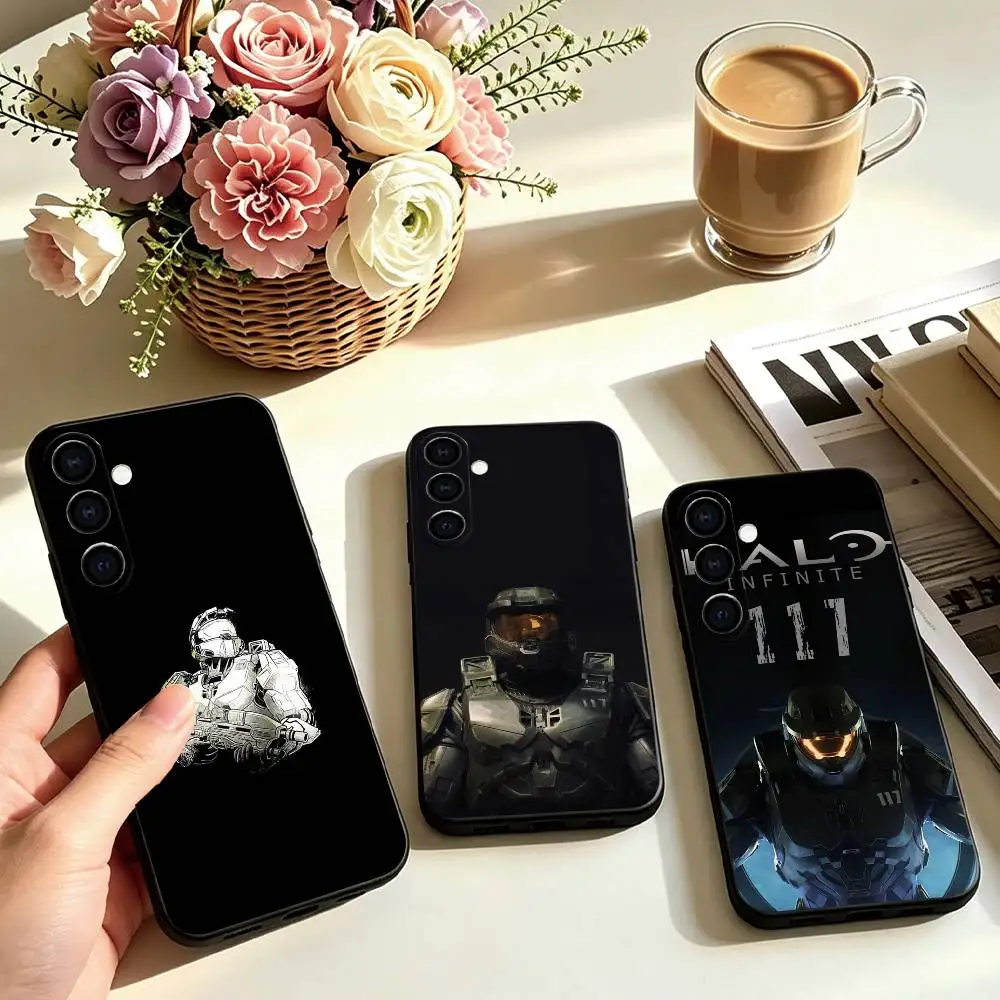 G-Game H-Halo InfiniteES Phone Case For Samsung Galaxy A73,A72,A71,A70,A53,A52,A51,Others Soft Black Cover Gift