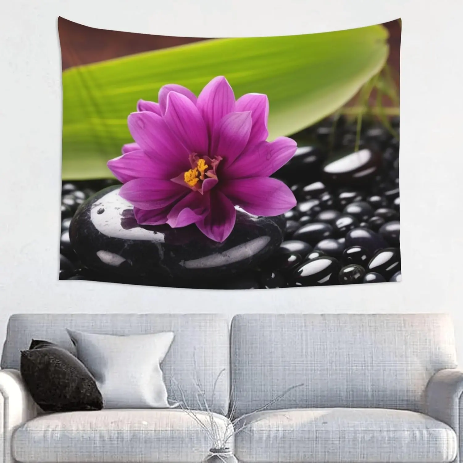 Starfish on The Sand Beach Landscape Tapestry Aesthetic Wall Hanging Tapestries  Boho Tapestries Vertical Wall Art Decorative