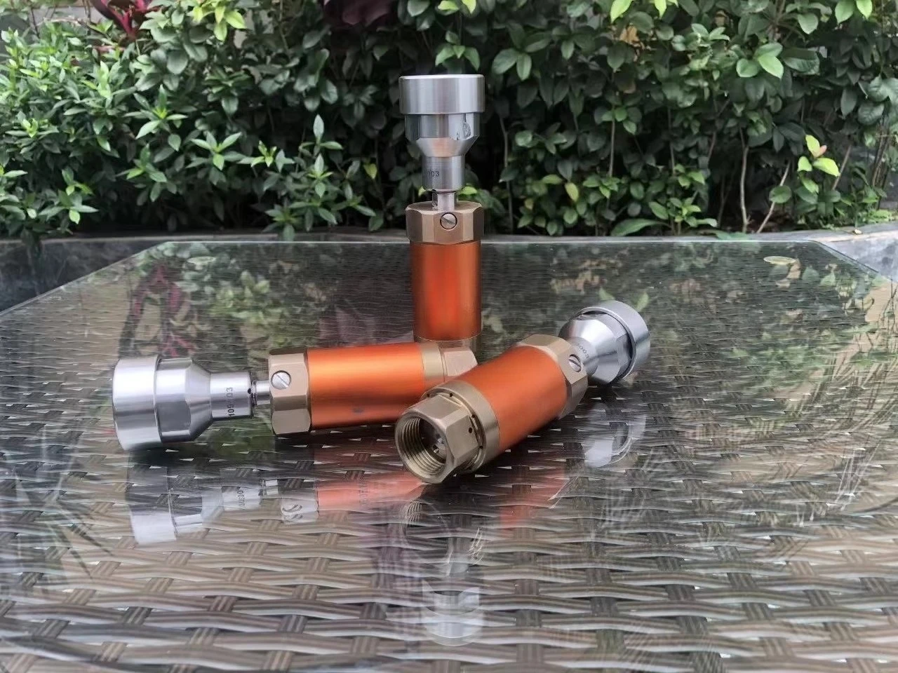 Super High Pressure Four-Hole Rotating Flat Spray Nozzle for Surface Cleaning High Pressure Cleaning Spare Parts