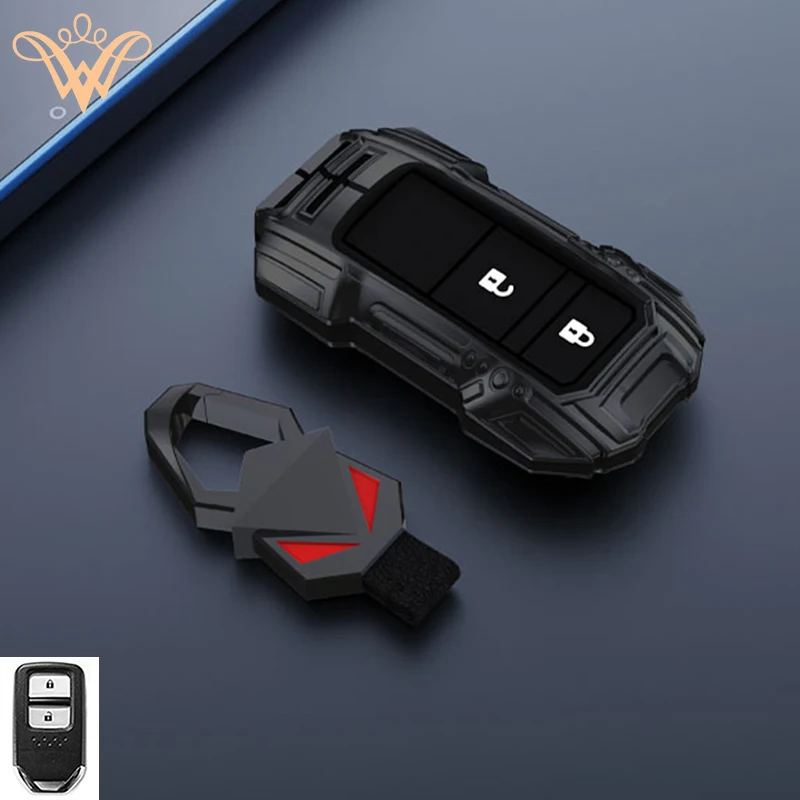 

Car Key Case Shell Cover Fob For Honda Civic HRV CRV XRV CR-V Crider Odyssey Pilot Fit Accord Protector Accessories ﻿