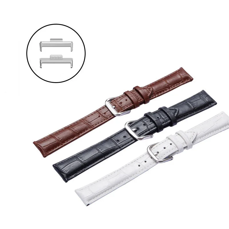 Ремешок + соединитель качественный кожаный ремешок для Huawei Watch Fit 3 Fit3 сменный Браслет