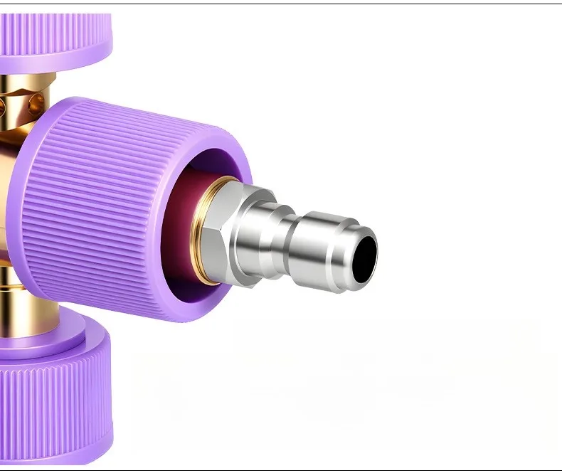 Pianownica do nawadniania, pianownica, wysokociśnieniowa myjka samochodowa, wysokoprodukująca pianę pianownica PA, rozpylacz z kulką grawitacyjną, dysza ABS miedź fioletowy