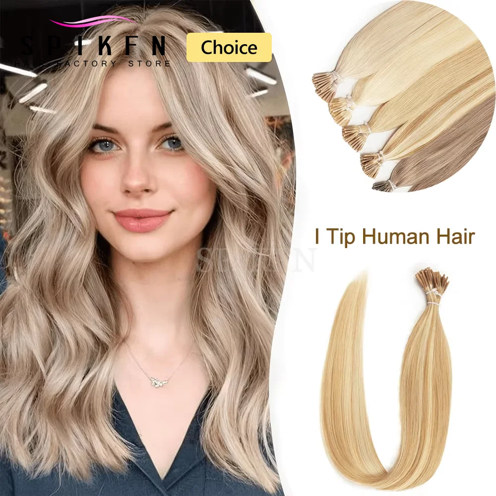 12-20 بوصة العسل شقراء I تلميح وصلات شعر الطبيعية الحقيقية الإنسان الانصهار الشعر التمديد قليلا رقيقة الكيراتين الشعر 30 جرام لا خواتم #1
