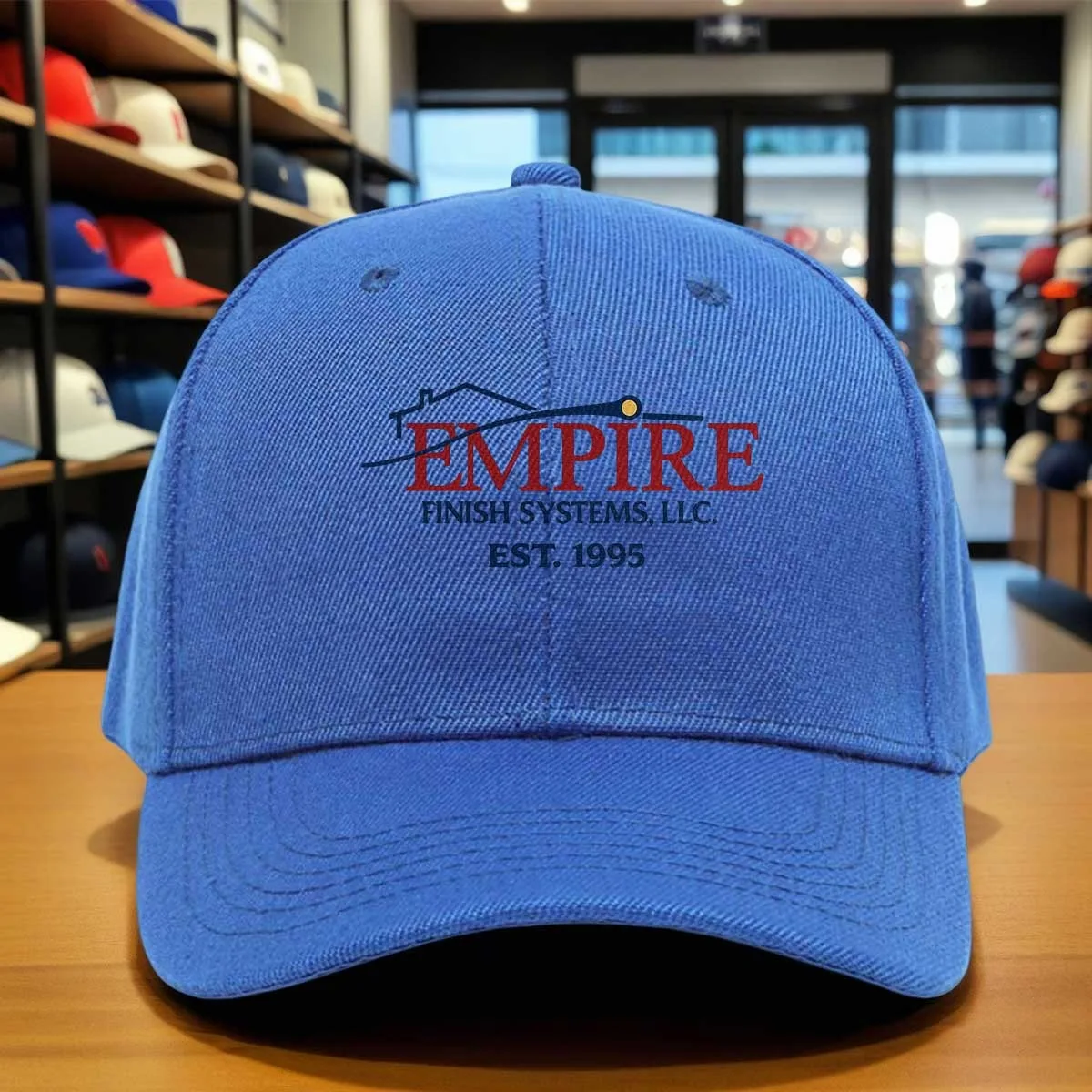 Empire Finish Systems LLC Baseball Cap, Company Logo Hat, Adjustable Dad Cap for Contractors & Roofers, Professional Workwear He