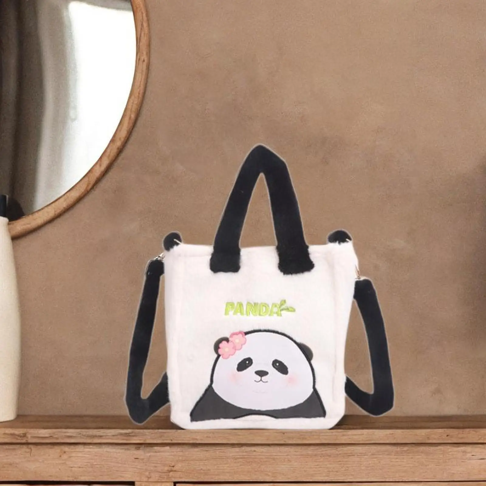 

Плюшевая сумка через плечо, плюшевая сумка для женщин, портативная удобная мультяшная сумка