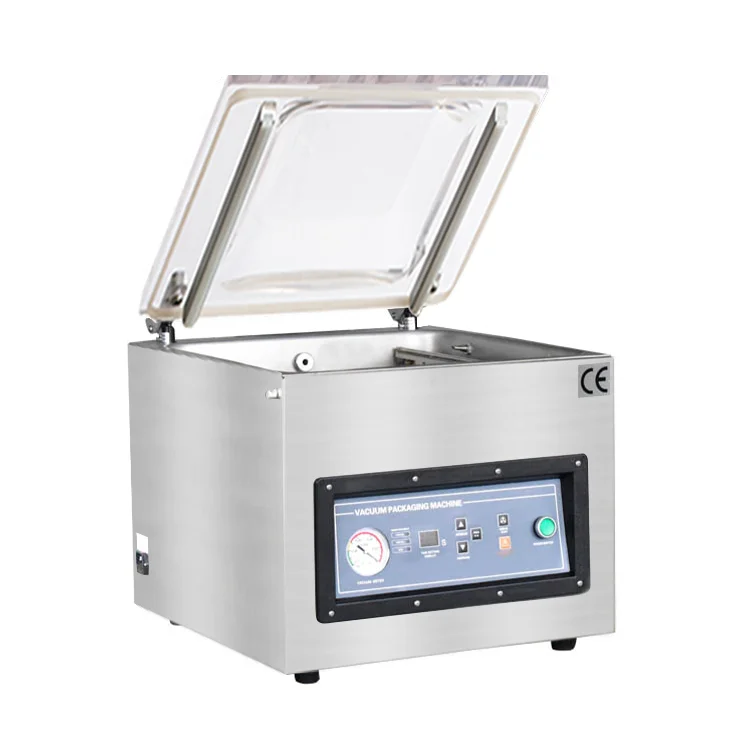 

Bropac VM400TE Stand Type Double Sealing bar High Efficiency Vacuum Packaging Machine Vacuum Sealer