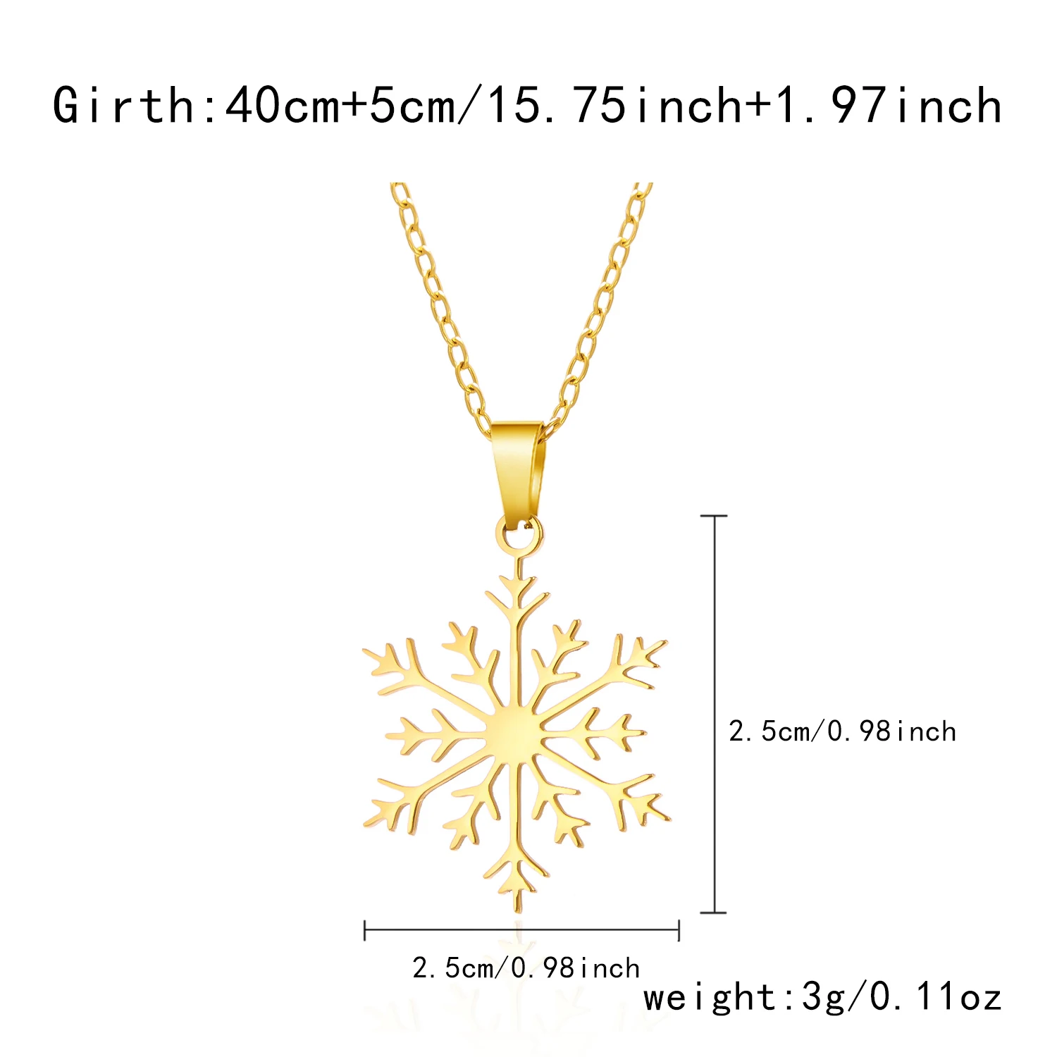 Minimalistische Weihnachts-Anhänger-Halskette aus Edelstahl für Frauen, Schneeflocke, Weihnachtsmann, Elch-Halskette, Freundschaft, Hochzeit, Party-Schmuck – Detail 19