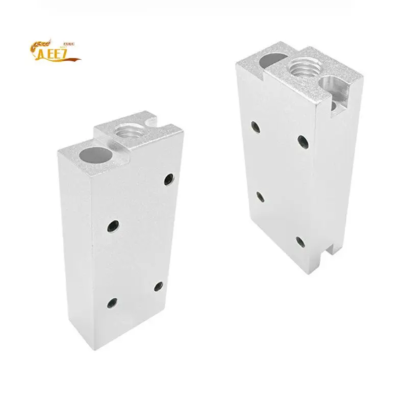 AEE7-2PCS E3D Super Aluminum Heating Block - Fit For Voron 2.4 3D Printer DIY Hotend Nozzle Parts