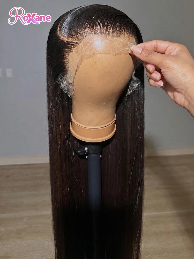 

Натуральные прямые парики из человеческих волос 30-40 дюймов, 13x6 HD Lace Frontal Wig, плотность 250%, для женщин, предварительно выщипанные, бразильские парики из натуральных волос на кружевной основе