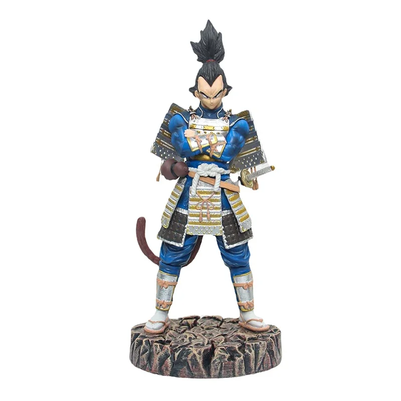 

Dragon Ball Vegeta Anime Action Figure 28cm Samurai Gk Figurine Super Saiyan Model Ornament Collection Decoration Toy Gift