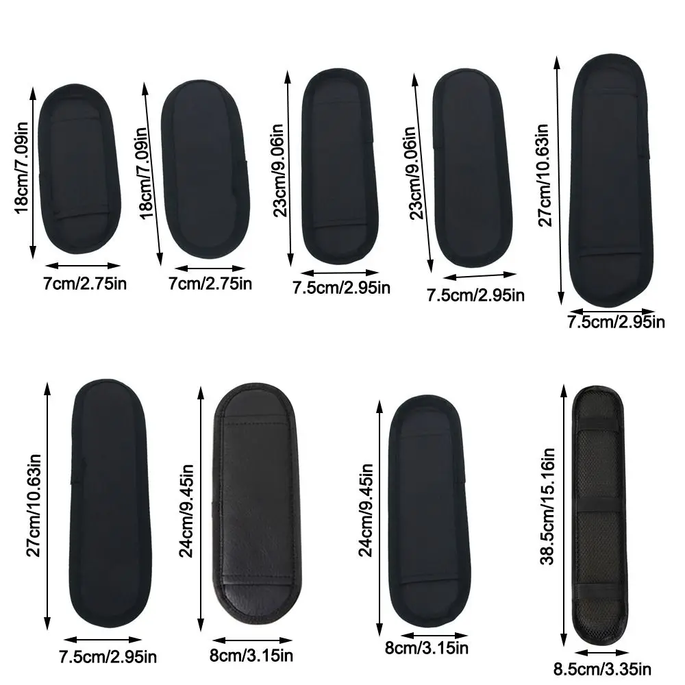 1 قطعة أكسفورد القماش حزام الكتف وسادة انفصال عدم الانزلاق حقيبة لابتوب حزام وسادة استبدال تنفس على ظهره وسادة الكتف