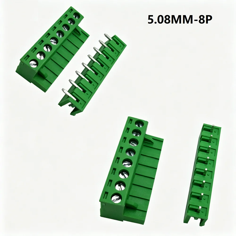 10PCS  8Pin 2EDGK-5.08 2EDGR-5.08 2EDGV-5.08 Screw Terminal Block Connector
