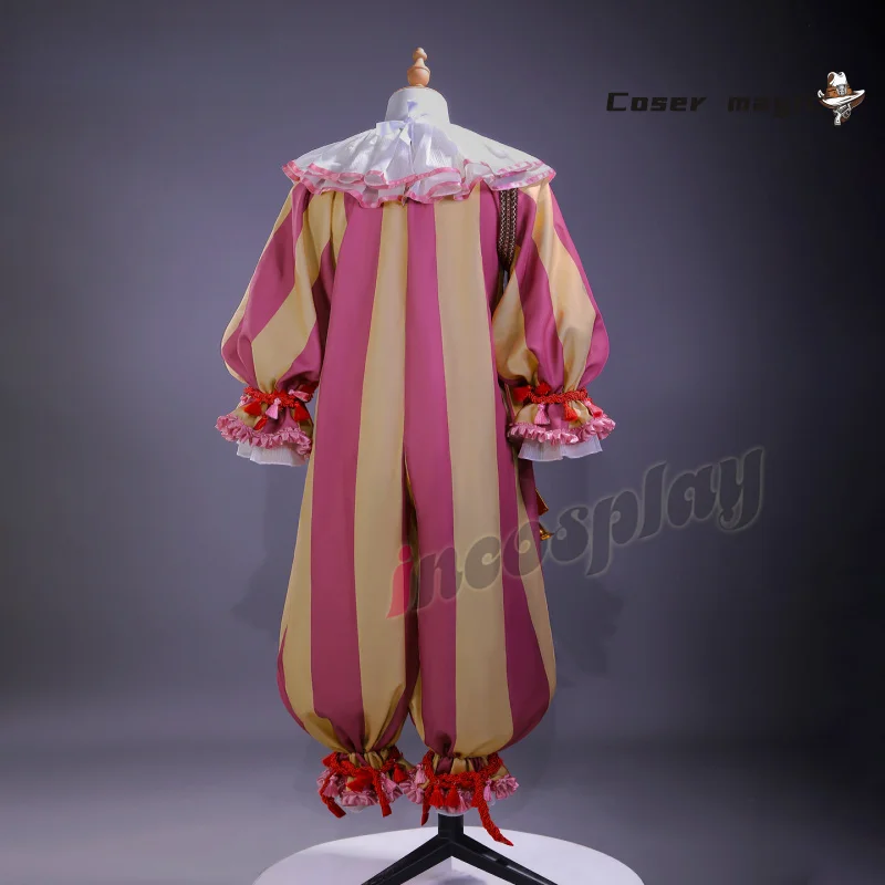 

Костюм клоуна для косплея, униформа на Хэллоуин, карнавал, вечеринку, Рождество, ролевая одежда, одежда