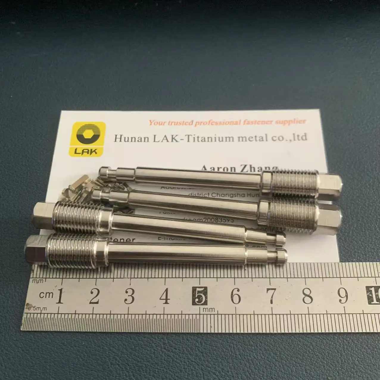 M10x1.0x61 68 74 Gr5 رأس سداسي عمود/دبوس من التيتانيوم لفرامل المحرك #3