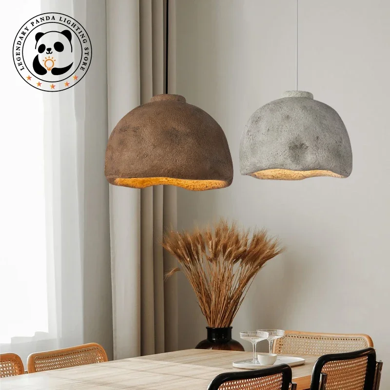 Japanese Wabi-sabi Pendant Lights Simple Personality Restaurant Homestay Teahouse Hanging Lamp Fixtures Interior Art Decoration