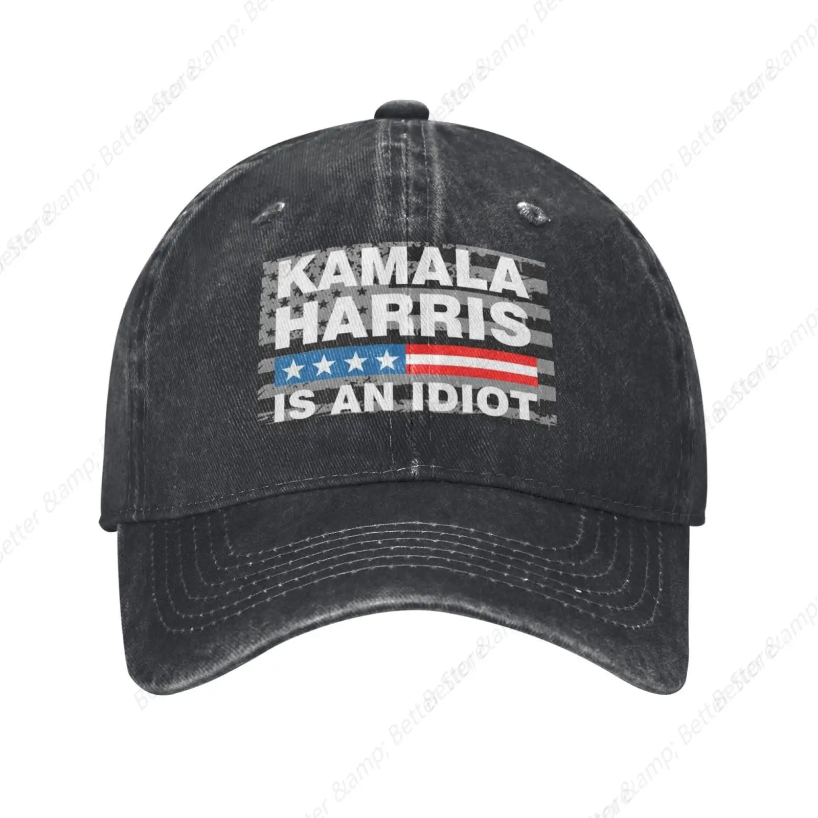 

2024 Kamala Harris Hat Kamala Harris for President Hats Baseball Cap Funny Trucker Cowboy Caps Men Women Black